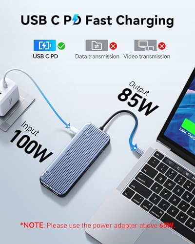 USB C Docking Station 3 HDMI Selore Laptop Docking Station 3 Monitors - Image 6