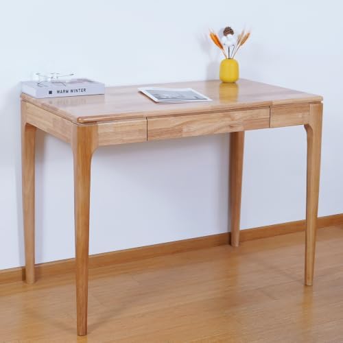 Solid Wood Desk,Study Home Office Desks,Computer Desk for Small Spaces by Unknown