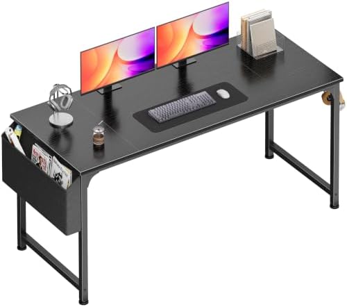PRAISUN 55'' Computer Desk with Fabric Storage Bag by PRAISUN