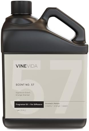 VINEVIDA [128 Fl Oz] Orange Sherbet Fragrance Oil for Cold Air Diffusers, Essential Oils for Diffuser Oil Refill & Air Freshener Room Spray by VINEVIDA