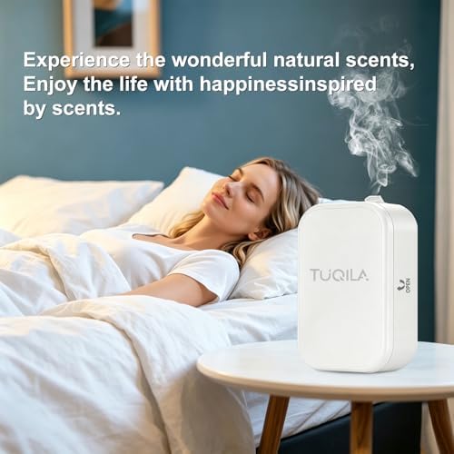 Waterless Essential Oil Diffuser, Plug-in/Batteries 2000Sq Ft -White - Image 5