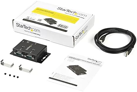 StarTech USB to Serial Adapter, 2-Port, DB9, FTDI, TAA (ICUSB2322I) - Image 5