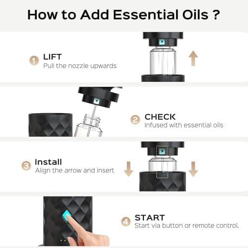 Waterless Cold Air Scent Diffuser Starter Kit with 5 Oils - Image 7