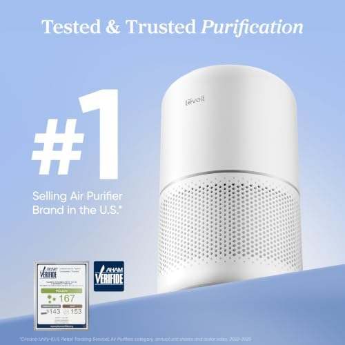 Levoit Air Purifier for Home Pets Hair Allergens in Bedroom Quiet Purifiers - Image 3