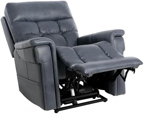 Pride Viva Lift Ultra Power Recliners - Lift Chair for Adults, 400 Lbs Weight Capacity, Lithium Battery Backup, 20" W x 18" D Comfort Seat, Small, Capriccio Slate - PLR4955S - Image 4