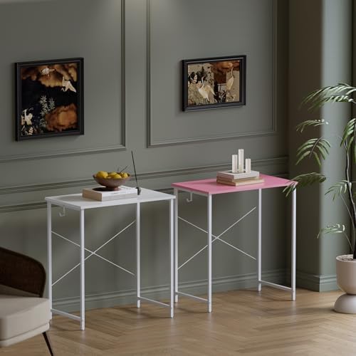 Pamray 23 Inch Computer Desk for Small Spaces, Home Office Work Desk with Headphone Hook, Small Office Desk Study Writing Table - Image 6