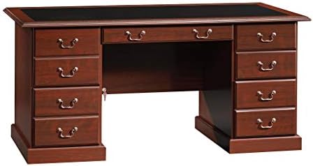 Sauder Heritage Hill Executive Desk, Classic Cherry finish by SAUDER%C2%AE