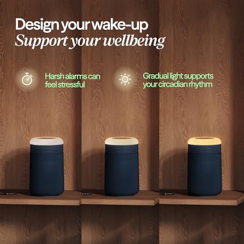 BLUEAIR Air Purifiers with Sunrise Alarm Clock for Home Bedroom Dorm, Navy - Image 3