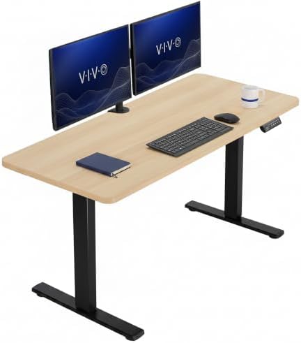 VIVO Light Wood 60 x 24 in Standing Desk, DESK-KIT-1B6C by VIVO