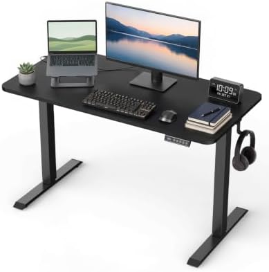 Standing Desk, 48 × 24 Inches Electric Height Adjustable, Home Office by Unknown