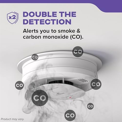 Kidde Smoke and Carbon Monoxide Detector, Hardwired with 10-Year Battery Backup, Voice Alerts, LED, 85 dB, 30CUA10-V, 1 Pack - Image 4