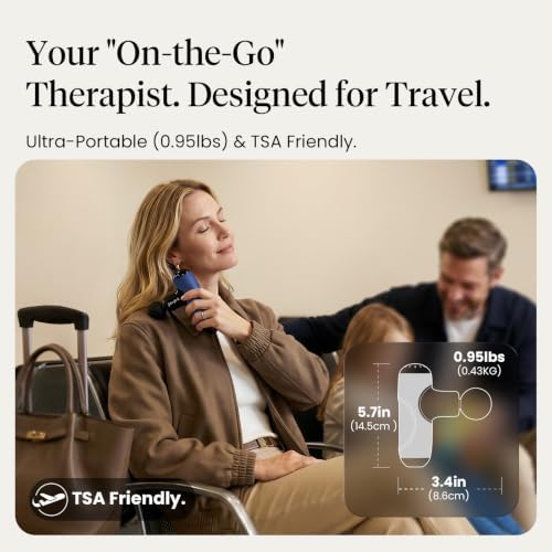 BOB AND BRAD Q2 Mini Massage Gun, Pocket-Sized, Small, Travel Essential - Image 3