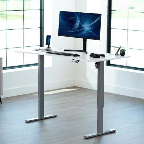 VIVO White 63 x 32 in Standing Desk, DESK-KIT-1G1W - Image 2