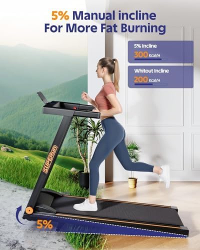 Superun Waking Pad Treadmill with Incline, 3.0HP and 300 LBS Capacity - Image 2