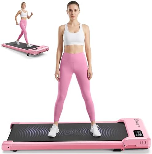 ANCHEER Walking Pad with Vibration Plate: Under Desk Treadmill with Incline by YourHealthyLifestyle