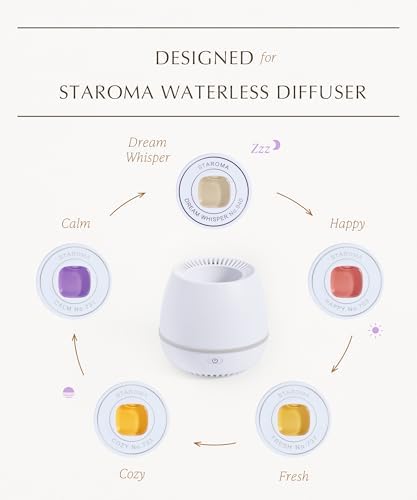 Cozy (Vanilla Essential Oil Refill), Compatible with STAROMA Waterless Essential Oil Diffuser – Premium Aromatherapy Fragrance, Gentle and Consistent Scent – for 200 sqft Small Home, Office, Car - Image 5
