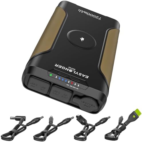EASYLONGER ES720 CPAP Battery Backup, 266.4Wh Portable CPAP Power Supply by EASYLONGER