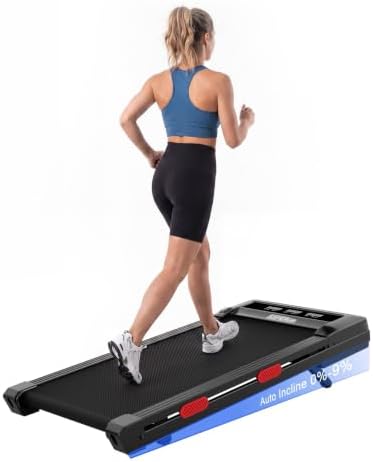 Superun Waking Pad Treadmill with Incline, 3.0HP and 300 LBS Capacity by SUPERUN