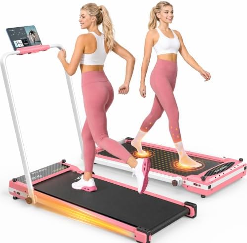ANCHEER Walking Pad with Incline - Under Desk Treadmill with Handle Bar by YourHealthyLifestyle