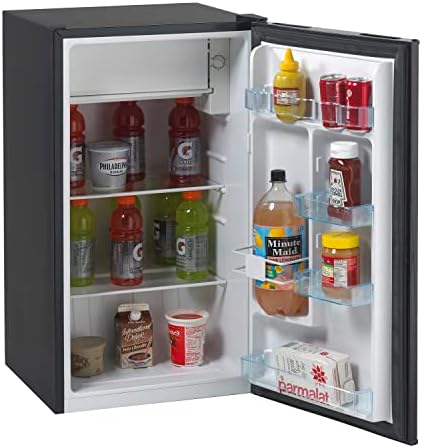 Avanti 3.3 Cu. Ft. Mini Fridge Compact Refrigerator with Adjustable Temperature, Removable Shelves, Chiller Compartment wiith Flush-Back Design, 3.3 cu.ft., Black - Image 4
