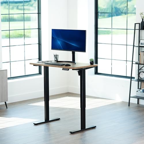 VIVO Reclaimed Wood 43 x 24 in Standing Desk, DESK-KIT-1B4P - Image 2