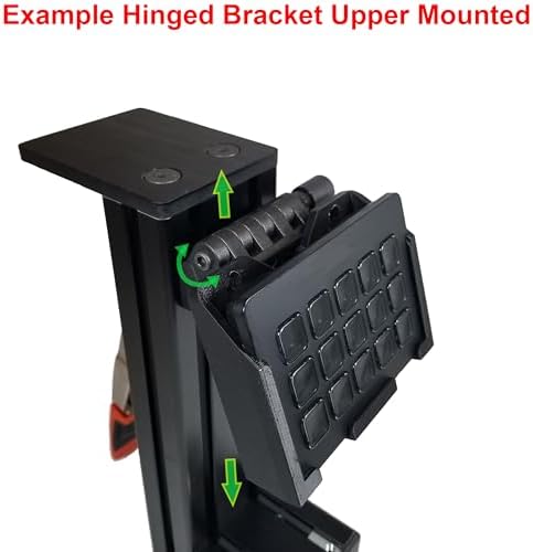 Universal Mounting Bracket & Hinged Bracket Kit, Fits The 15 Key Elgato Stream Deck MK.2. Perfect for Sim Racers, Flight Simulators, Streamers & Workstations. - Image 6