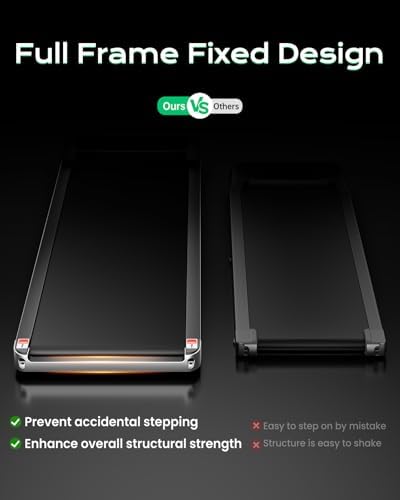 TREAFLOW Walking Pad with Incline, Under Desk Treadmills for Home - Image 5