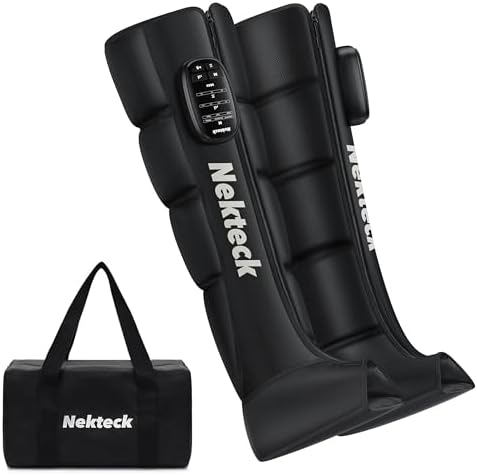Nekteck Cordless Leg Compression Massager Recovery System, (2-Pack) Middle by Nekteck