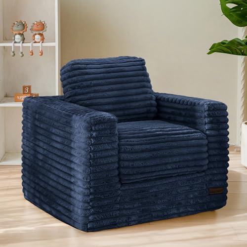MAXYOYO Kids Bean Bag Chair, Comfy Upholstered Bean Bag Sofa with Filler by MAXYOYO