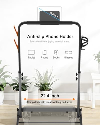 Walking Pad Handle Bar Only, Adjustable & Foldable Treadmill Handrail - Image 3