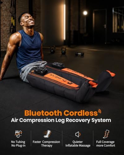 QUINEAR Cordless Leg Compression Recovery System for Athletes Small - Image 2