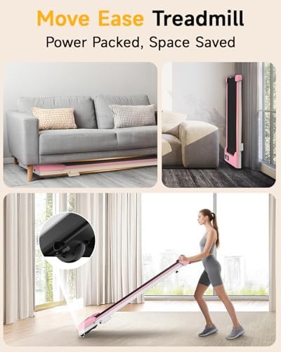 Walking Pad with Incline,Treadmill Pad 2.5 HP Quiet Under Desk Treadmills 8% Incline,330 lb Capacity Portable Walking Pad for Home and Office Walking - Image 4