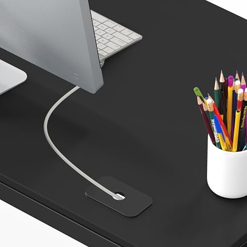 SHW 55-Inch Commercial-Grade Office Computer Desk, Black - Image 7