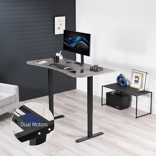 VIVO Dark Gray 60 x 24 in Standing Desk, DESK-KIT-E2B1G - Image 2
