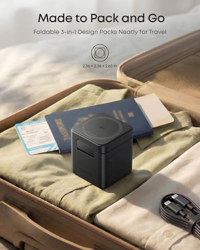 Anker 3-in-1 Cube MagSafe Compatible Qi2 15W Foldable Charging Station - Image 6