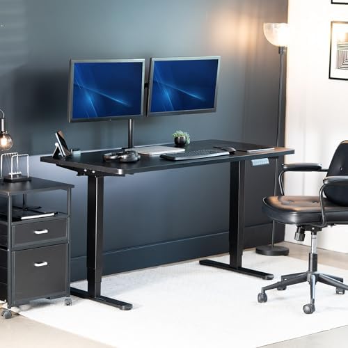 VIVO Black 60 x 24 in Standing Desk, DESK-KIT-2B6B - Image 2