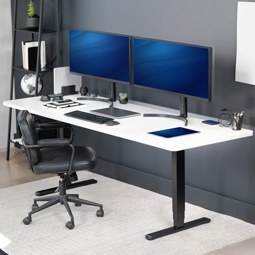 VIVO White 83 x 30 in Standing Desk, DESK-KIT-2B8W - Image 2