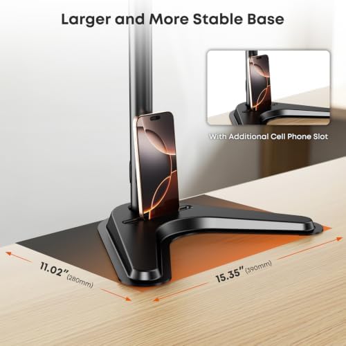 PUTORSEN Single Tall Monitor Stand with 48 inch Pole - Image 7