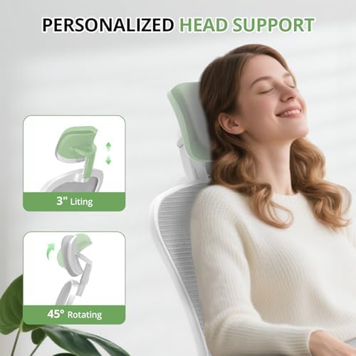 Synorla Office Chair|330LBS Capacity Ergonomic Desk Chair - Image 5