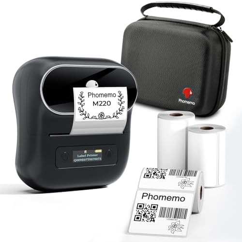 Phomemo Label Maker, M220 Thermal Label Printer by Phomemo