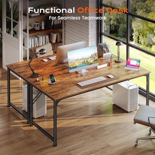 PRAISUN 54 X 24 Inch Deeper Desk with Power Outlets - Image 7