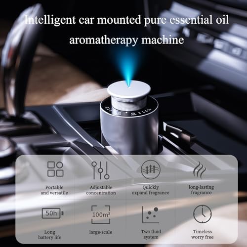 Waterless Car Diffuser for Essential Oil, Cordless Hotel Scent Diffuser kit - Image 3