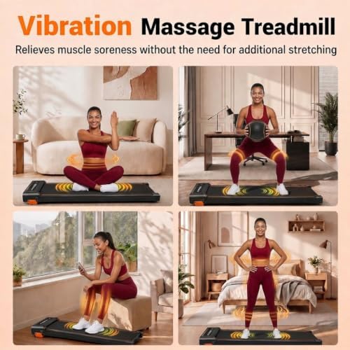 Walking Pad with Vibration Plate with 10% Incline，Under Desk Walking pad - Image 4