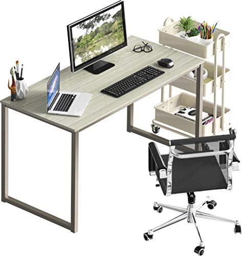 SHW Mission 48-Inch Home Office Computer Desk, Maple - Image 5