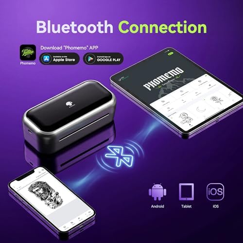 Phomemo TP31 Mini Tattoo Stencil Printer Kit with 120 Pcs Transfer Paper - Image 4