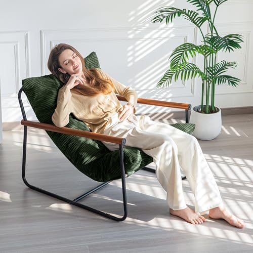MAXYOYO Modern Accent Chair, Comfy Living Room Chair with Metal Frame - Image 6