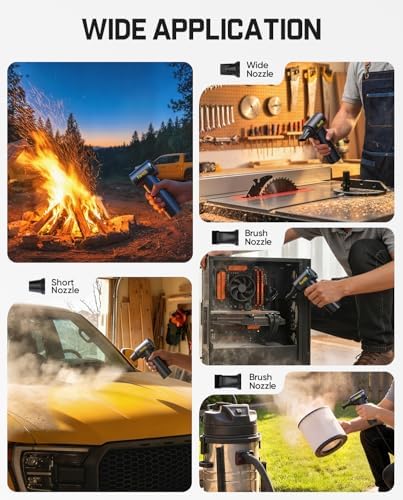 Fanttik B11 Apex Electric Air Duster, Compressed Air w/Powerbank Function - Image 4