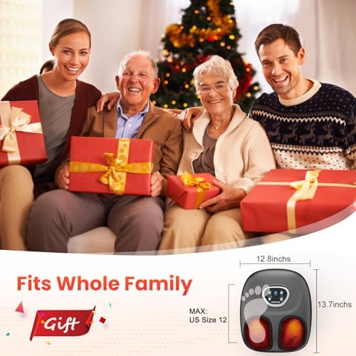 CuPiLo Foot Massager with Heat, FSA Eligible HSA Shiatsu Foot Massager - Image 2