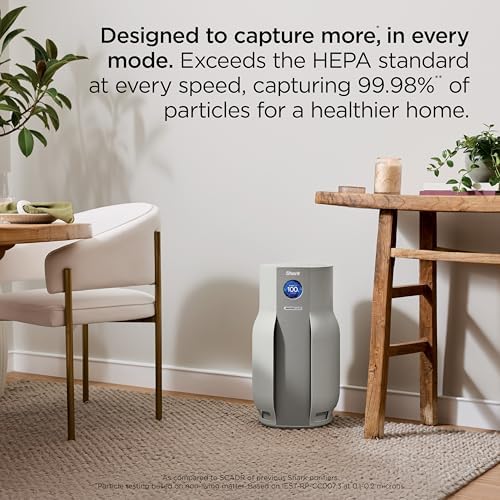 Shark BreatheClear Max Smart Air Purifier, HP362, Dove - Image 5
