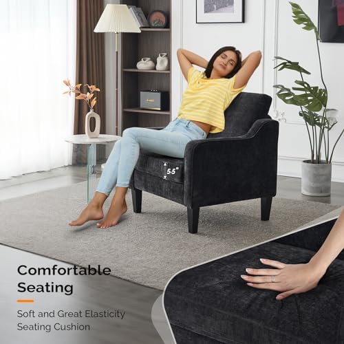 VINGLI Accent Chairs Set of 2, Modern Traditional Armchair for Living Room - Image 5